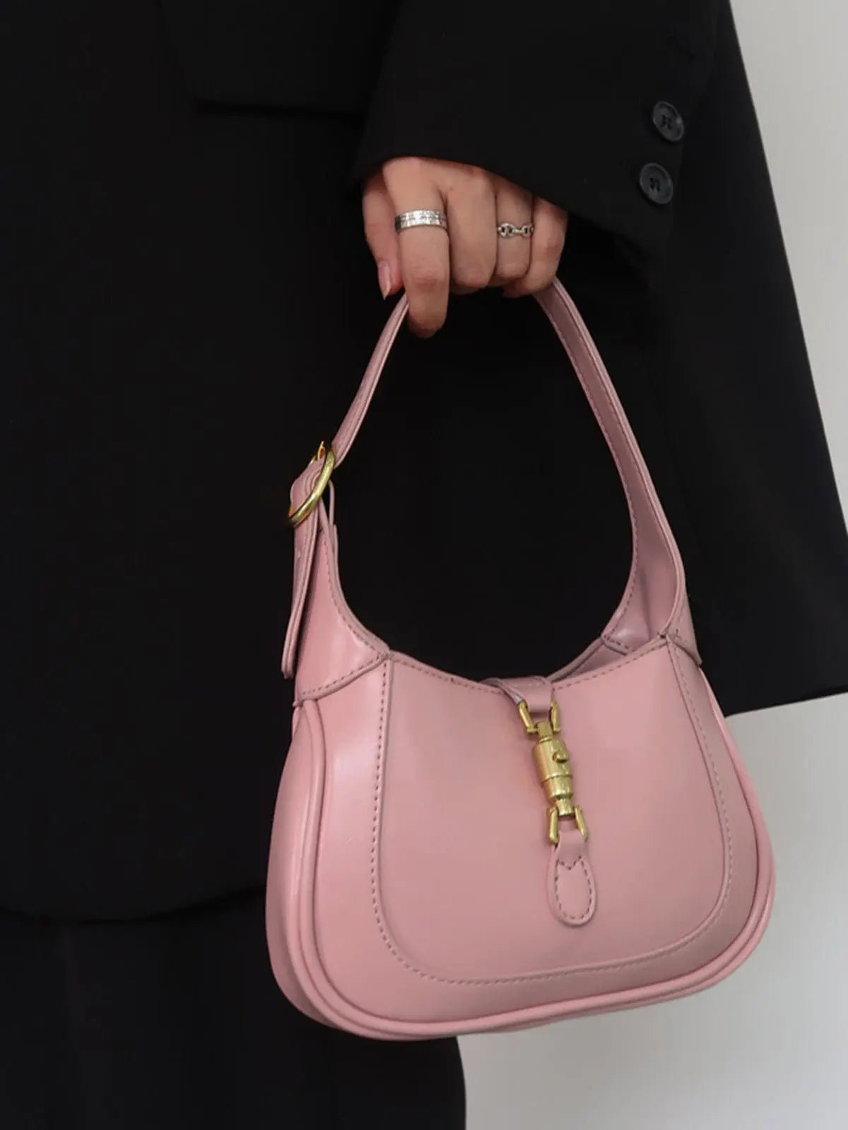 Lily – Elegant Mini Shoulder Bag with Buckle Detail