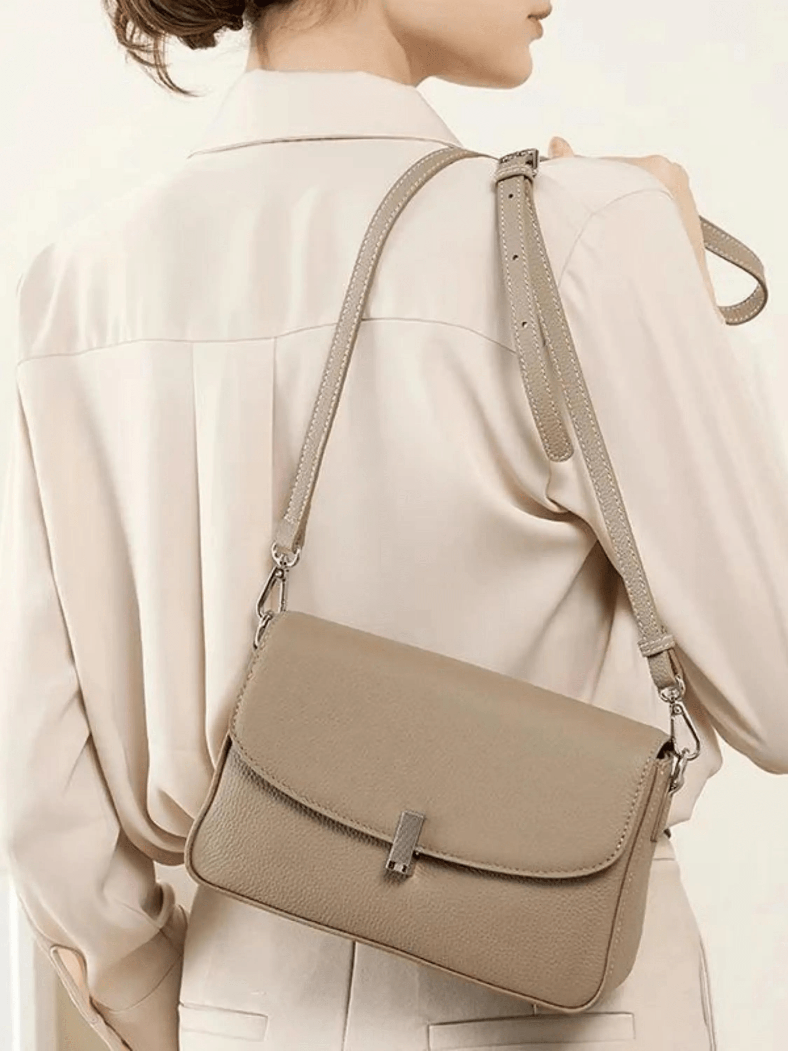 Marissa Minimalist Leather Shoulder Bag
