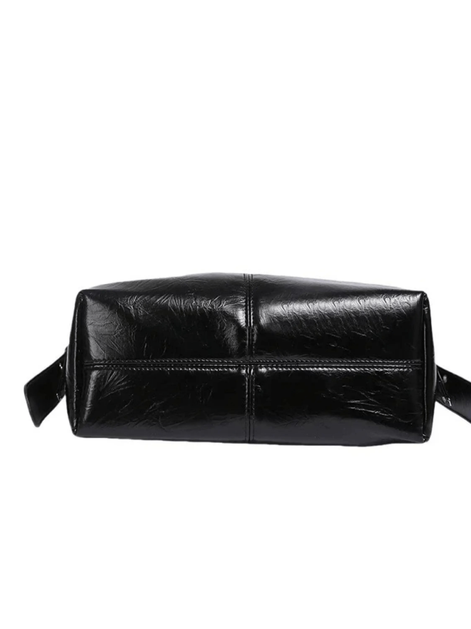 Noir Crescent Shoulder Bag
