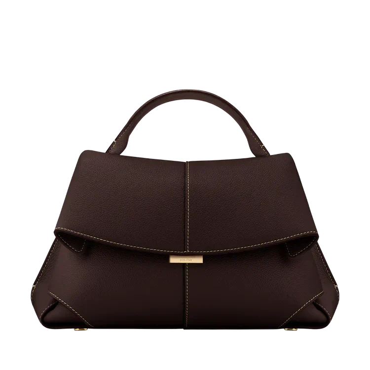 Valentina – Luxe Black Structured Leather Handbag