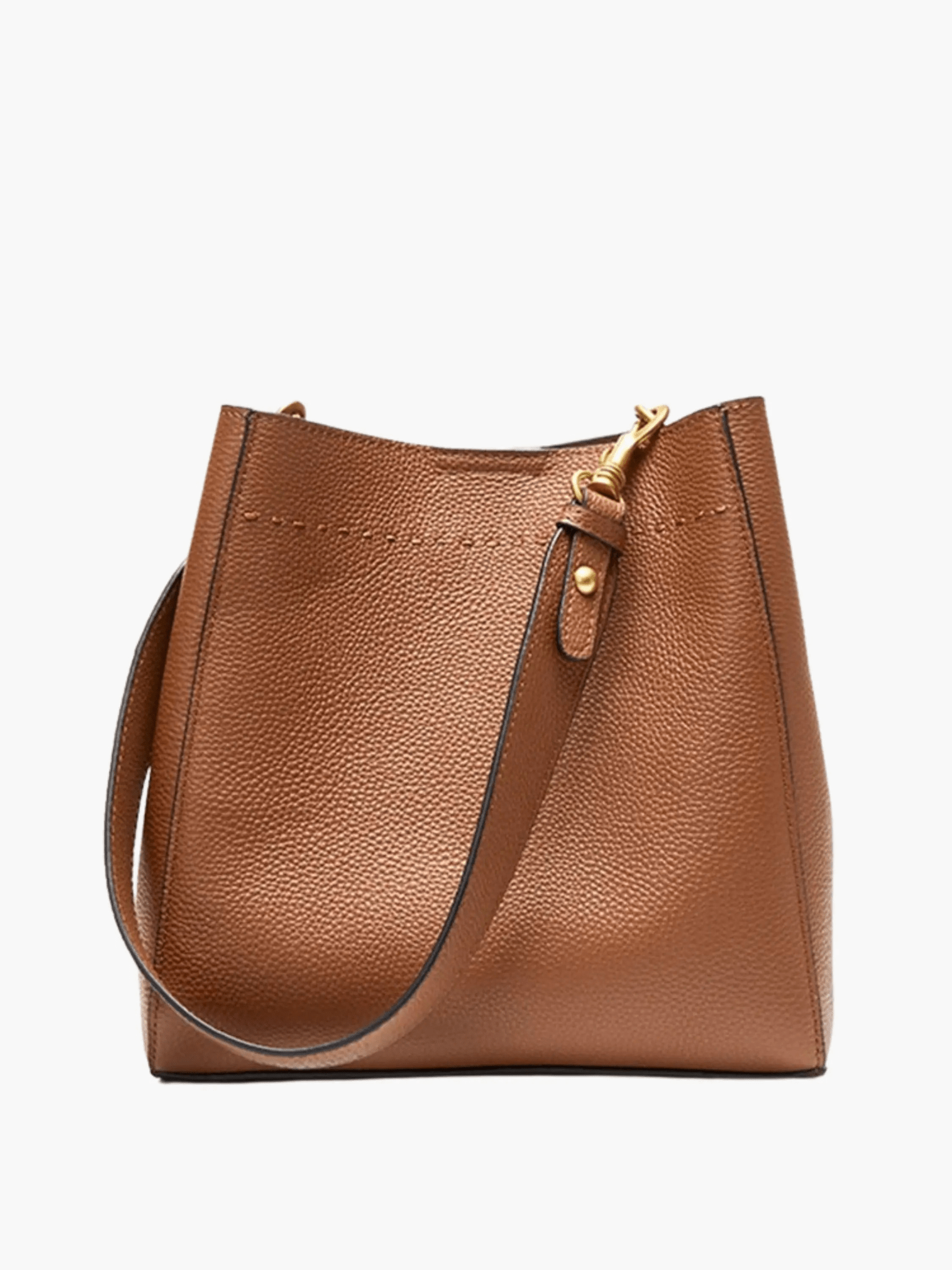 Brown Bucket Shoulder Bag – Classic Simplicity with Everyday Ease