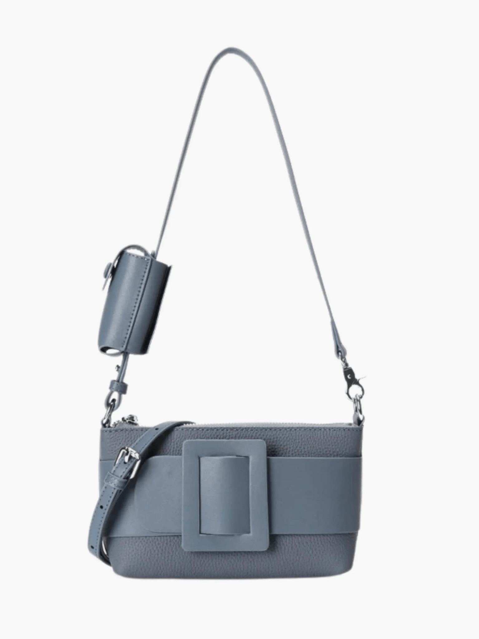 Raisa Belted Crossbody Bag – Modern Blue