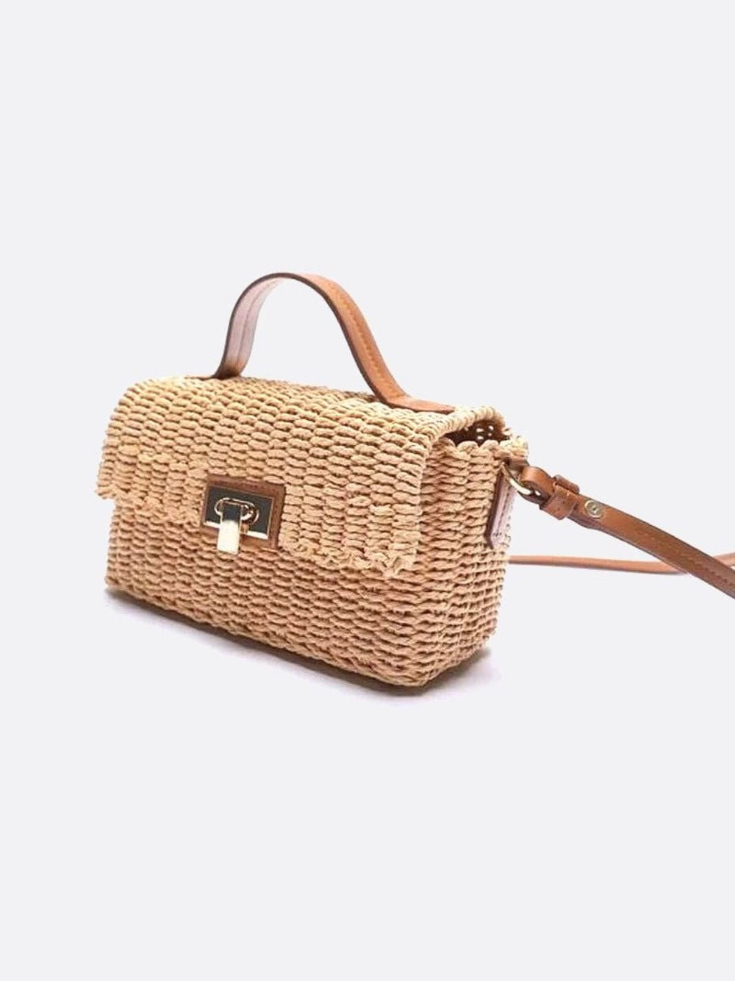 The Solara Woven Satchel