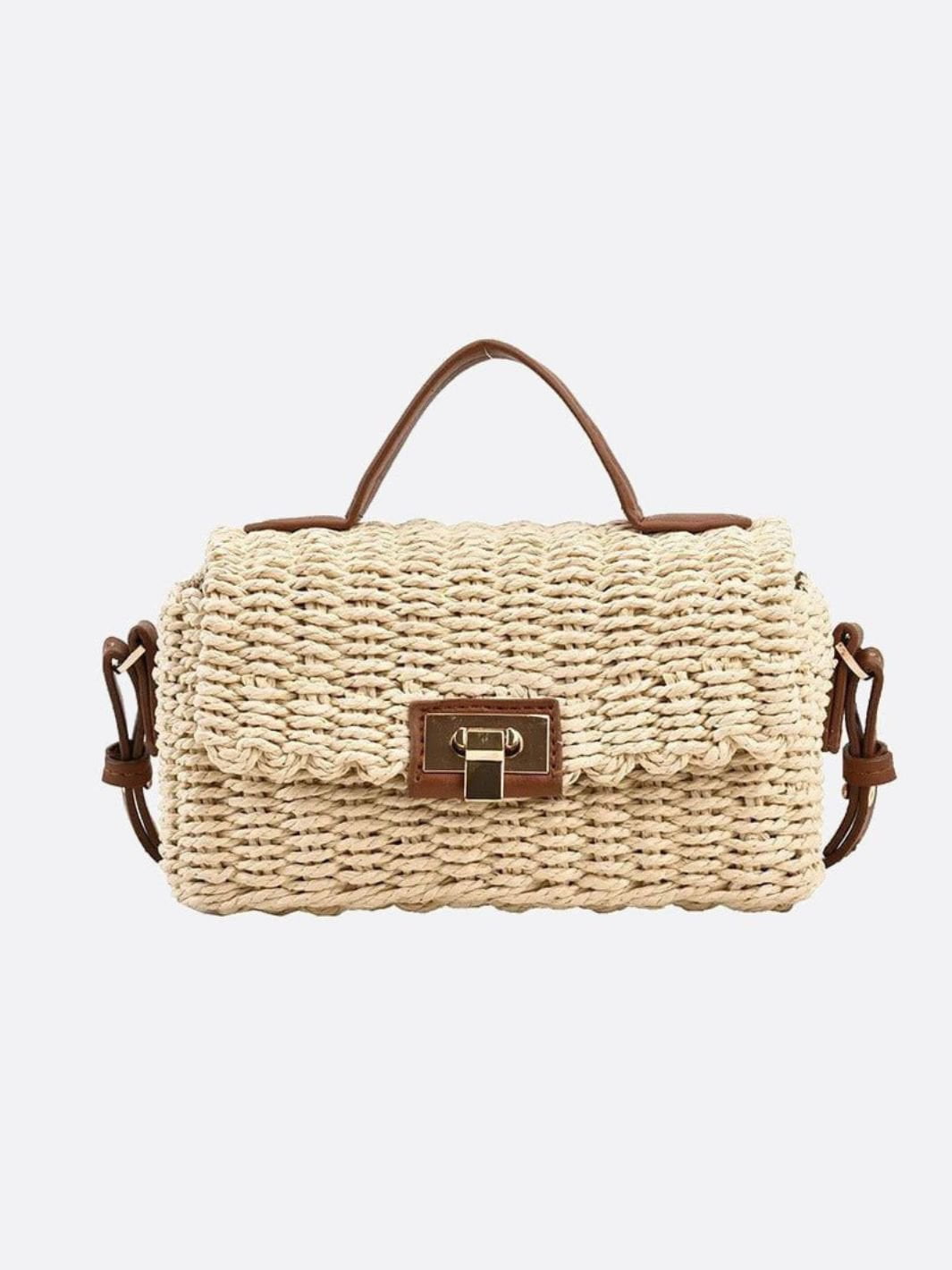 The Solara Woven Satchel