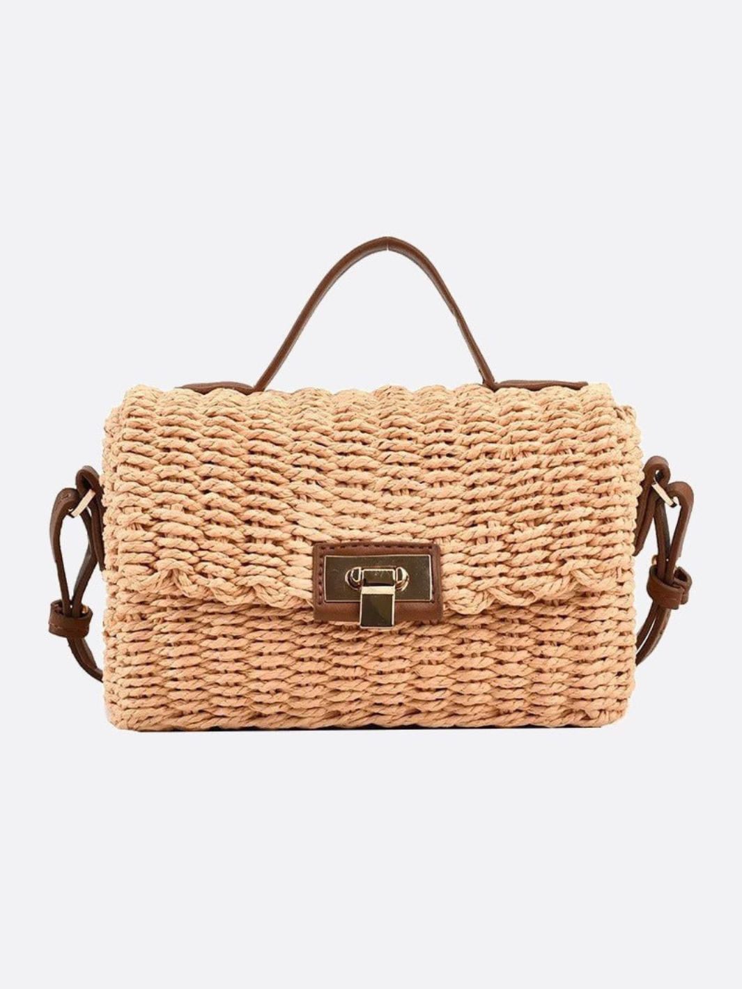 The Solara Woven Satchel