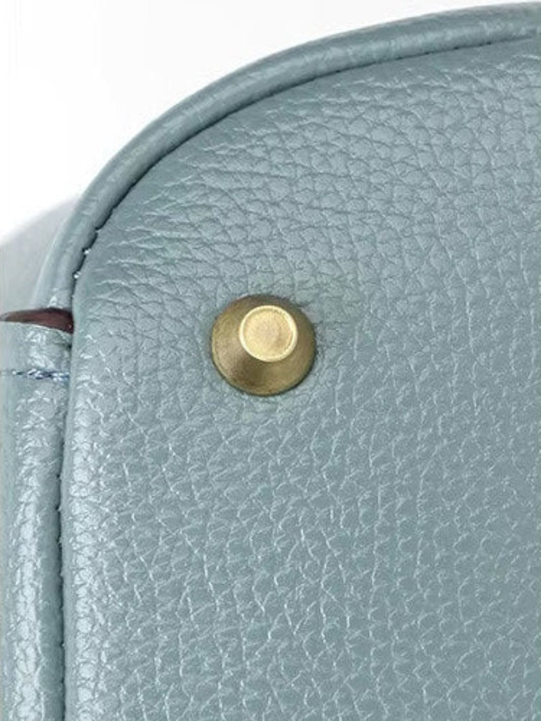 Turquoise Bowling Handbag – Modern Shape with Timeless Charm