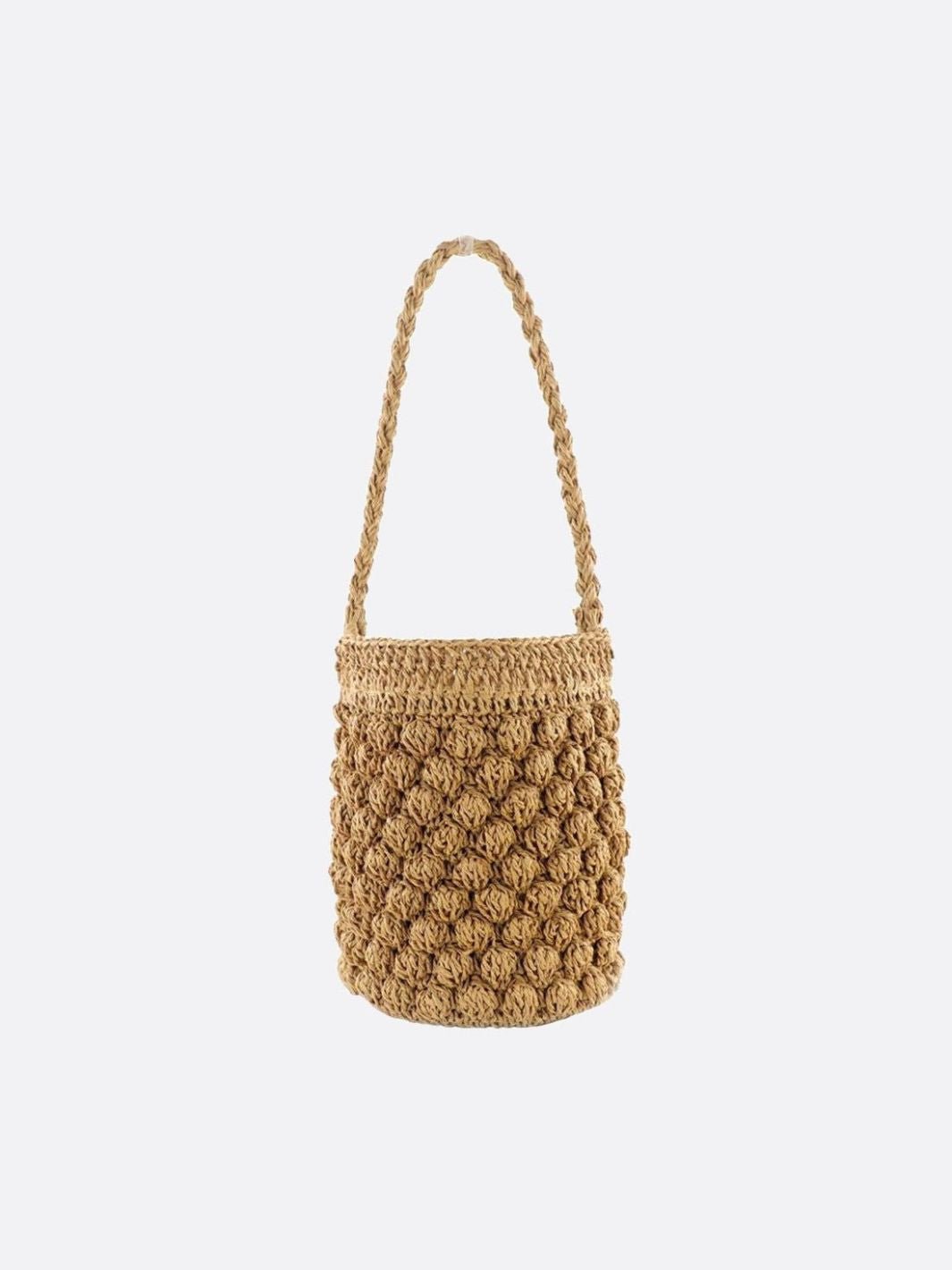 The Amara Raffia Bucket