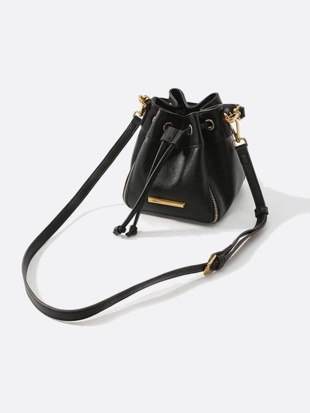 Elena Two-Tone Bucket Bag