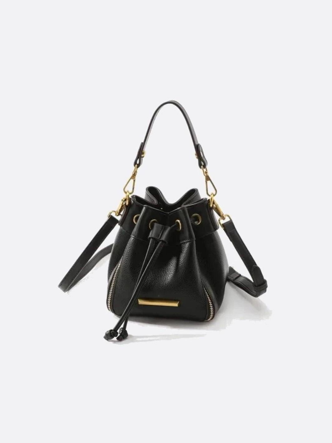 Elena Two-Tone Bucket Bag