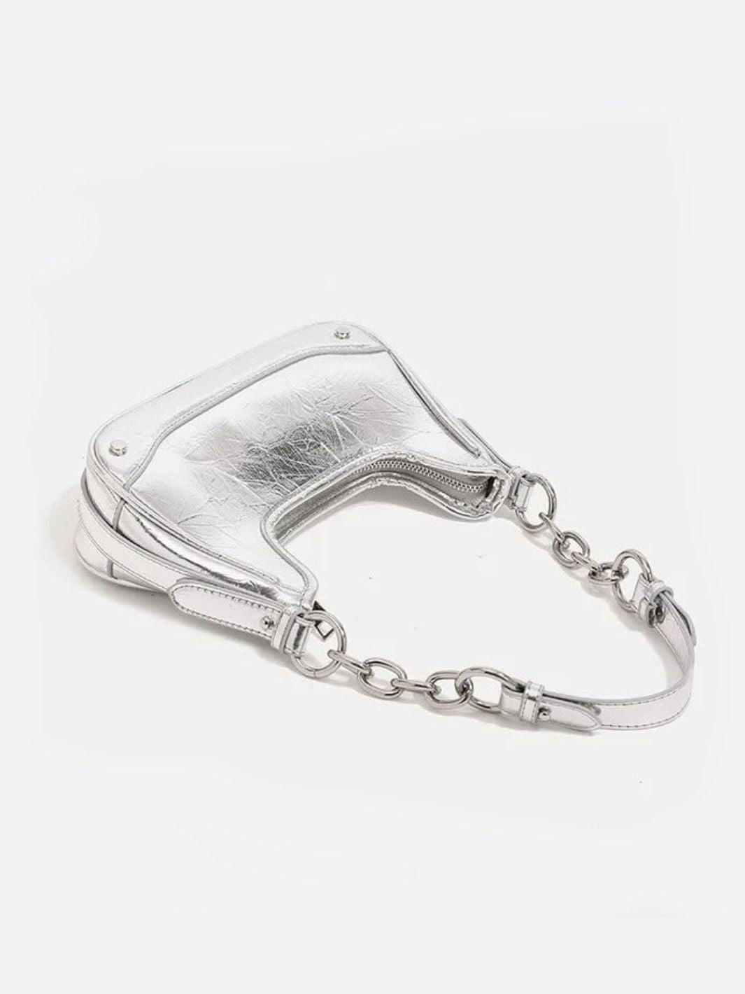 Stella – Silver Chain Shoulder Bag