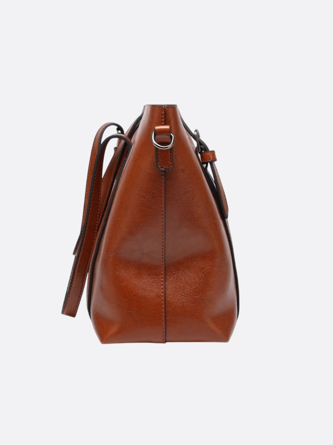 Brown Leather Tote Bag – Classic Design with Everyday Functionality