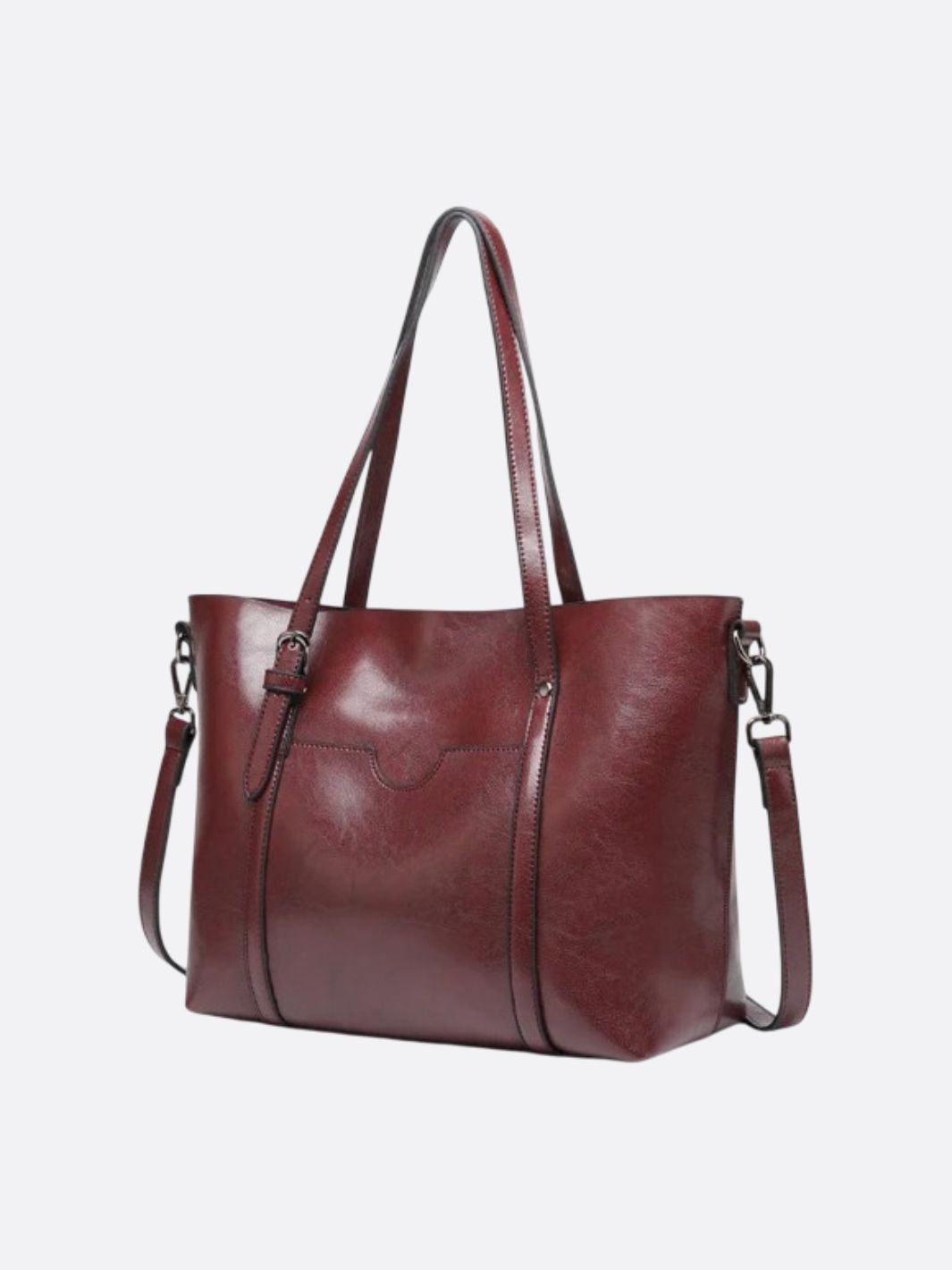 Brown Leather Tote Bag – Classic Design with Everyday Functionality