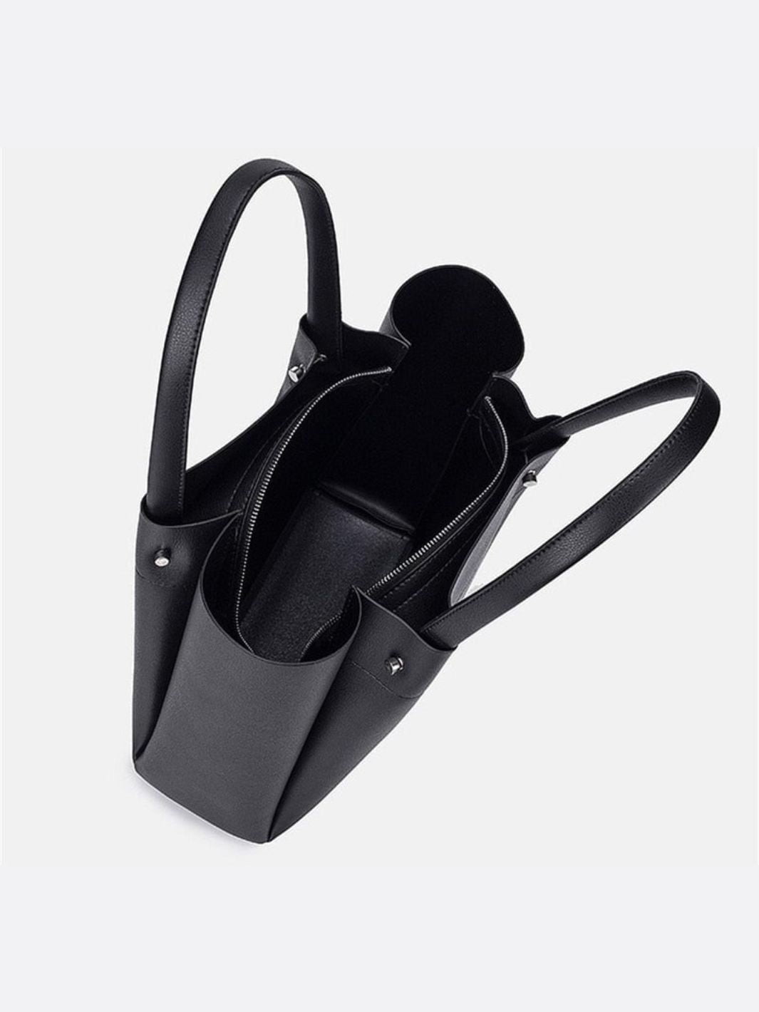 Sophia Classic Black Tote Bag