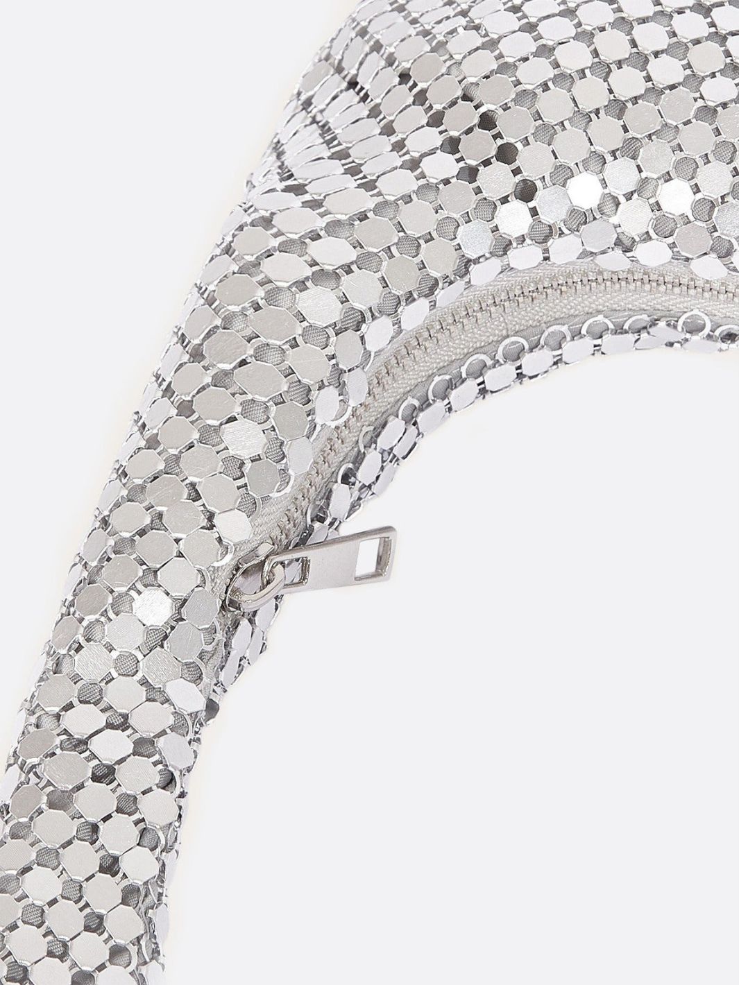 Celeste – Silver Sequin Shoulder Bag