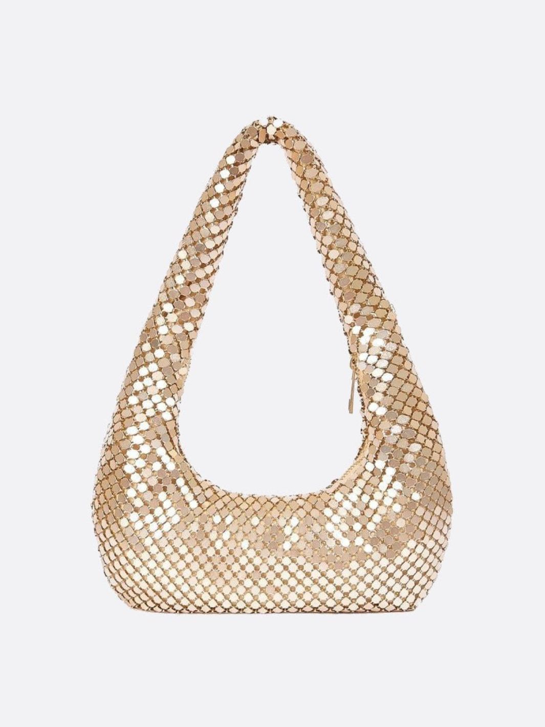 Celeste – Silver Sequin Shoulder Bag