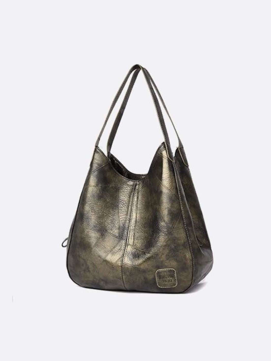 Light Brown PU Leather Hobo Bag – Effortless Style for Everyday Use