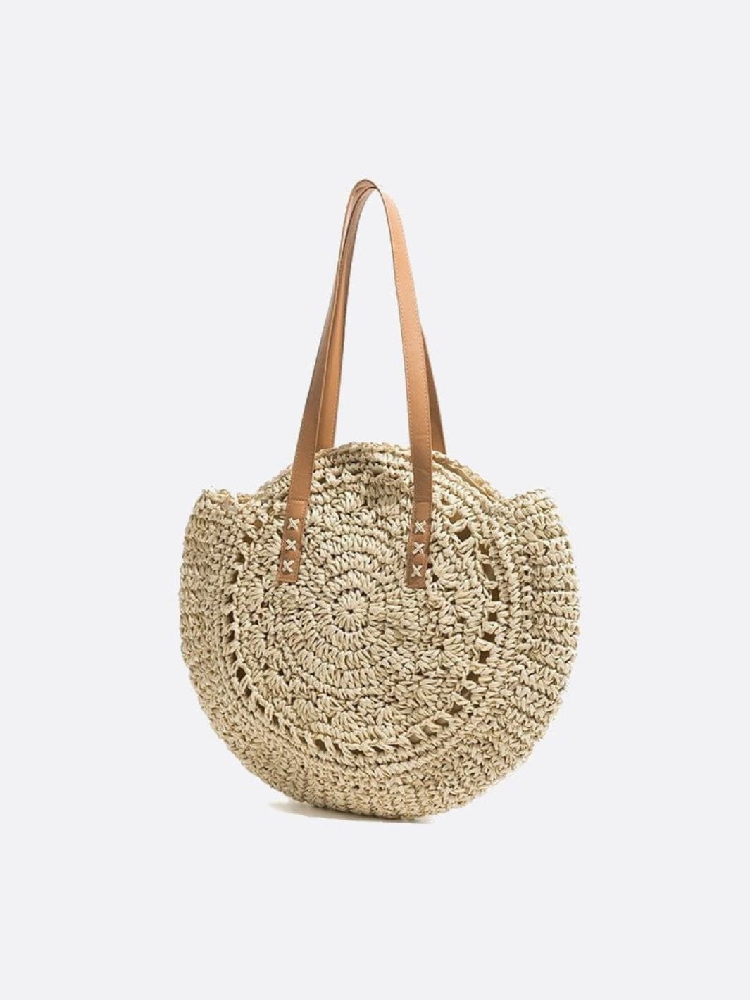 Sienna Crochet Straw Bag