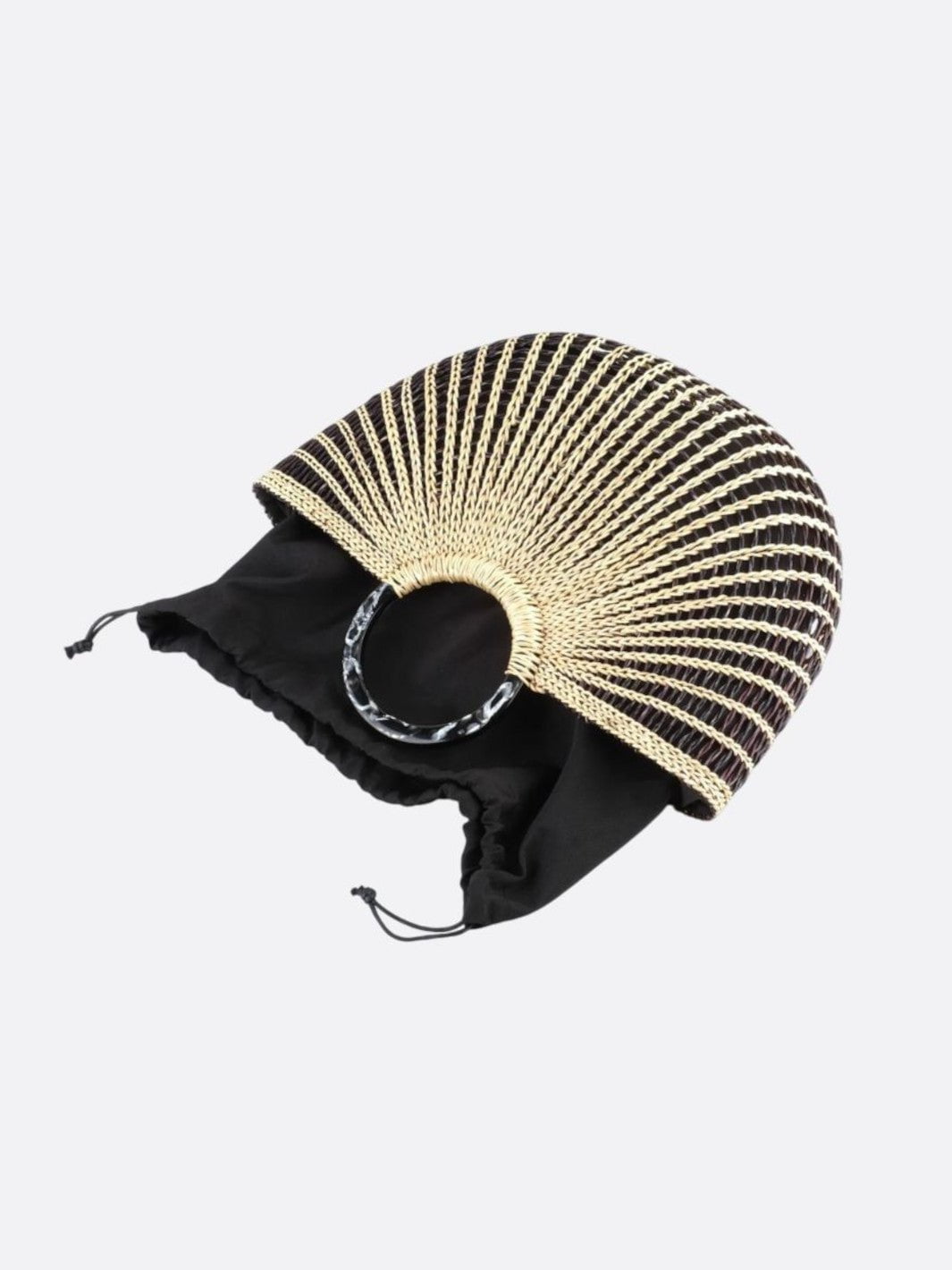 Luna Half-Moon Woven Tote