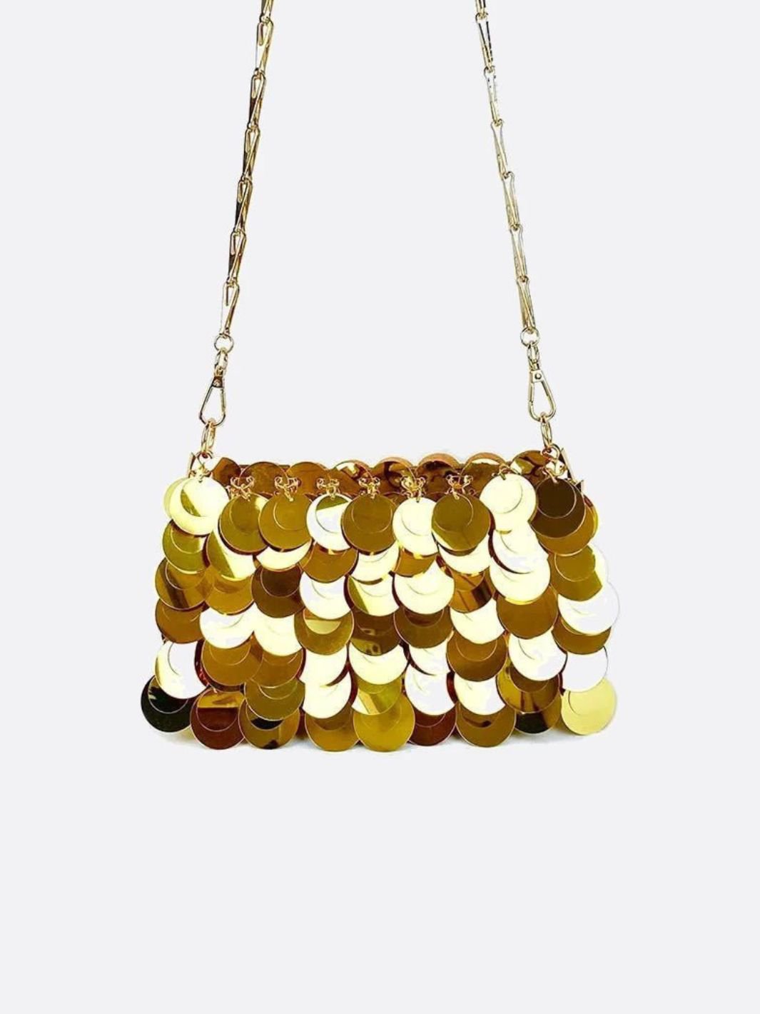 Luna Silver Sequin Party Bag