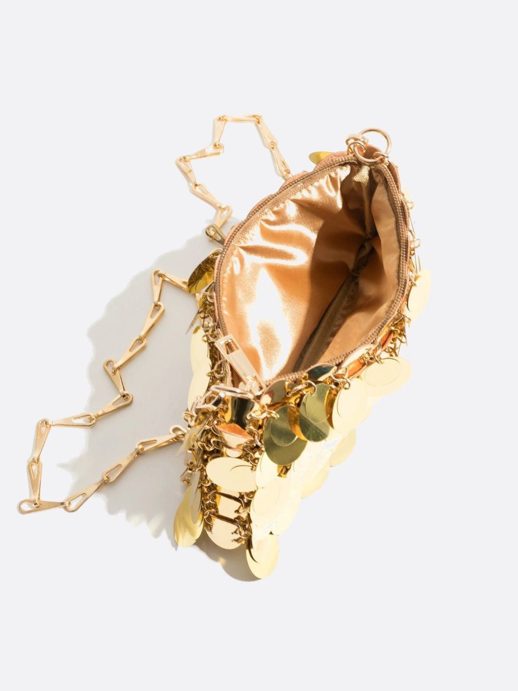 Luna Silver Sequin Party Bag