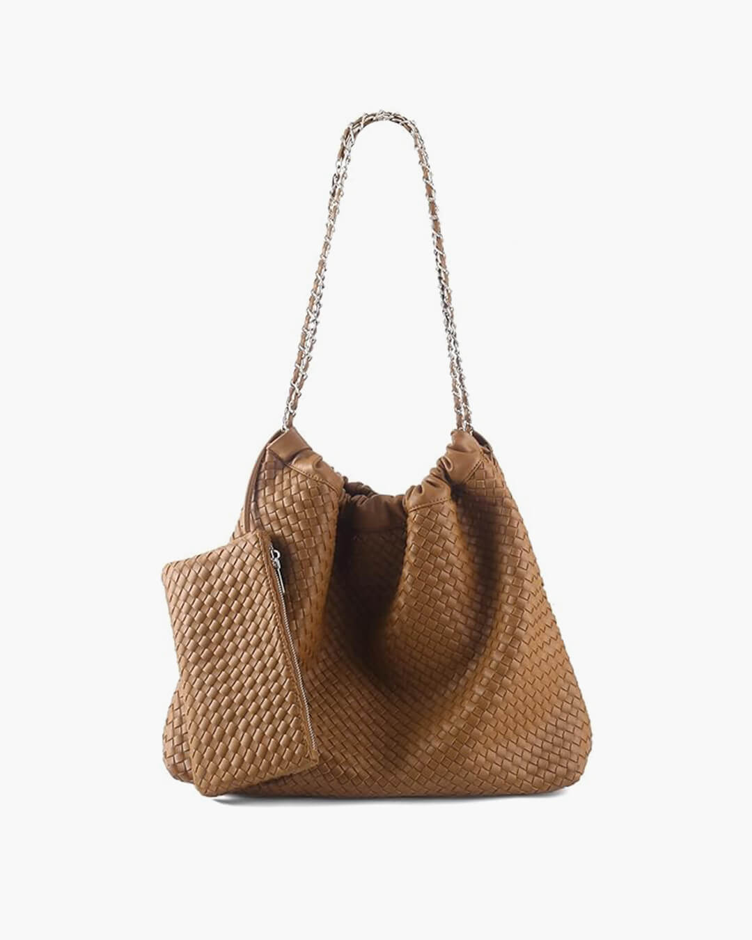 The Valeria Woven Shoulder Bag