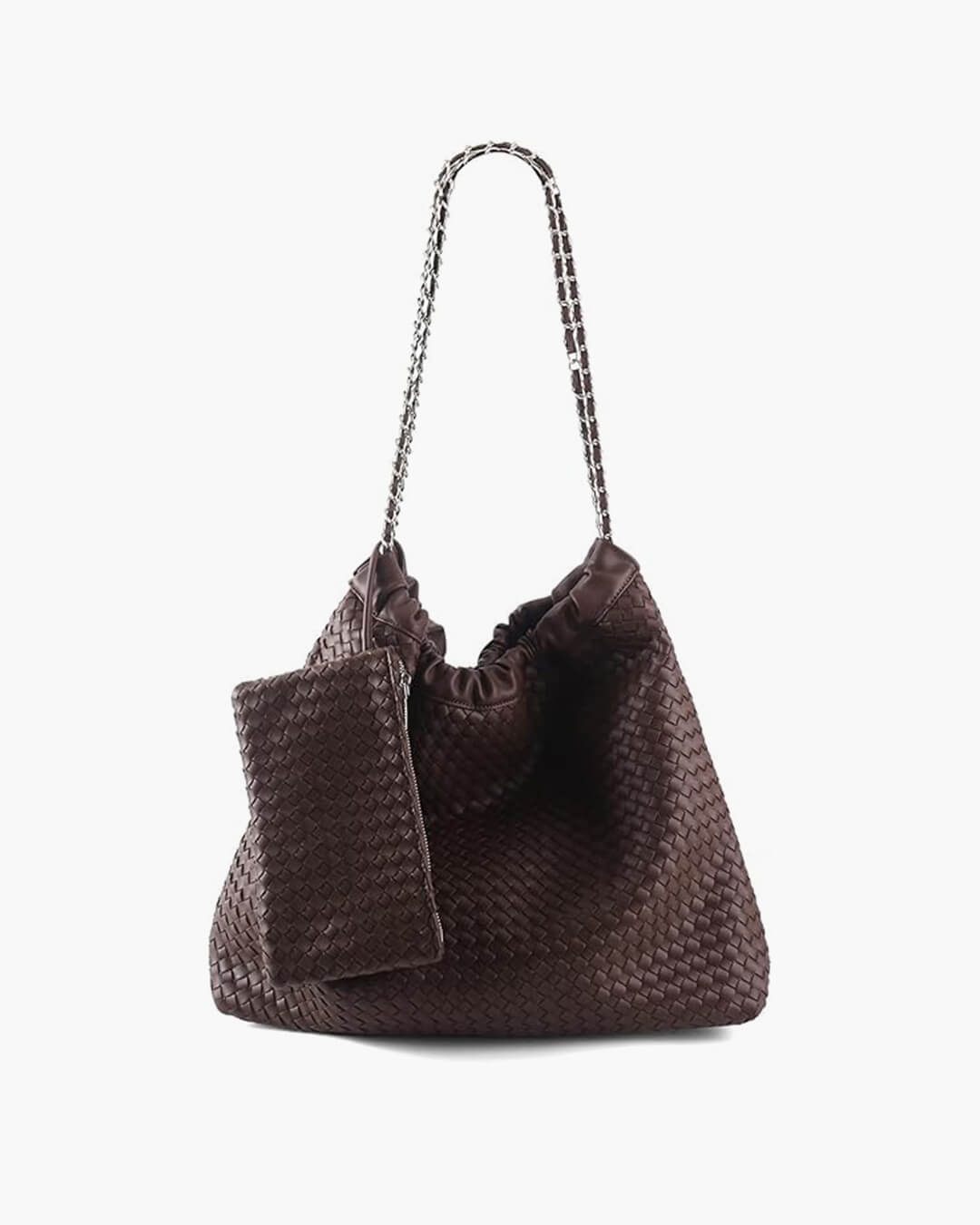 The Valeria Woven Shoulder Bag