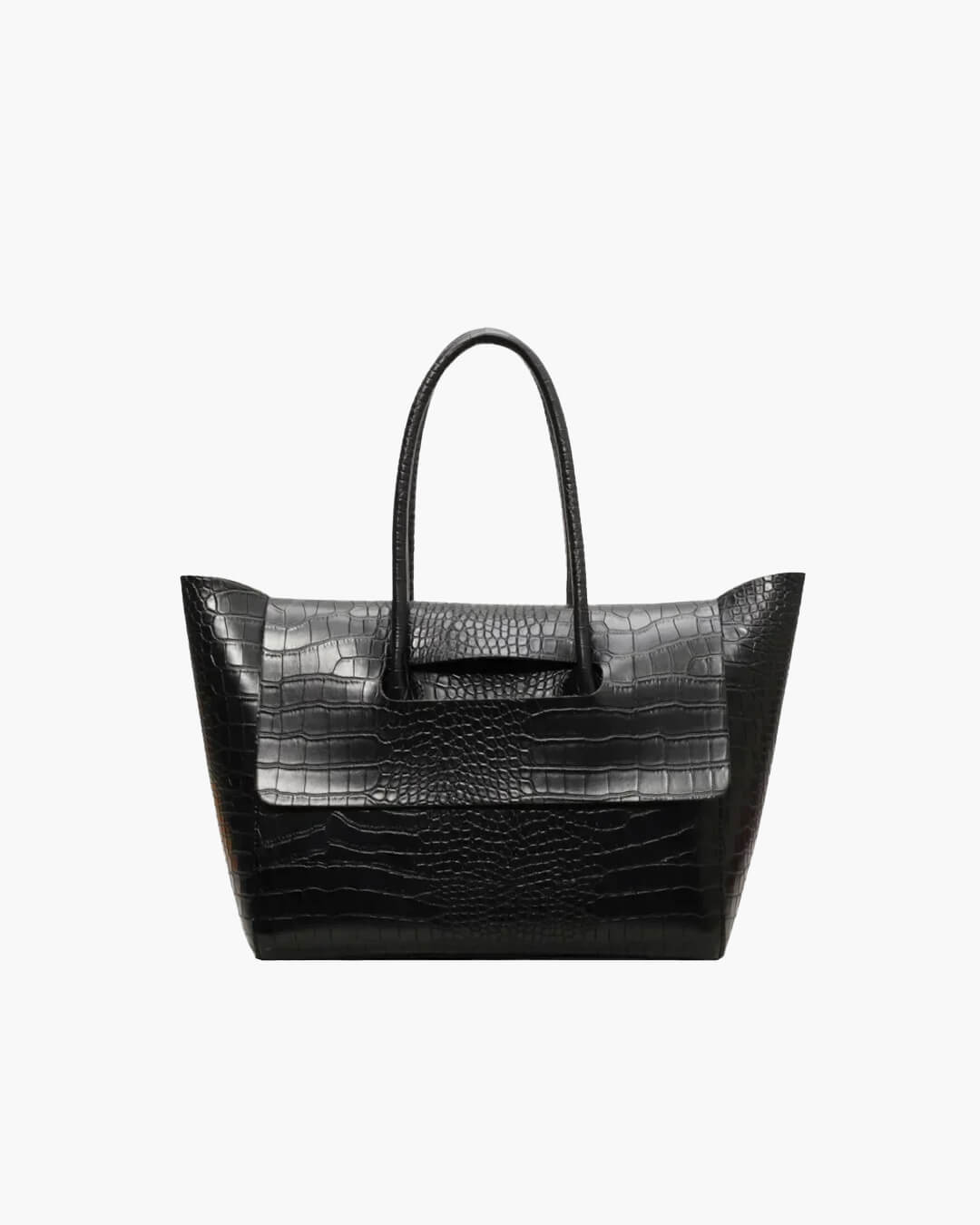 Claudia – Crocodile Pattern Large Capacity Tote Bag
