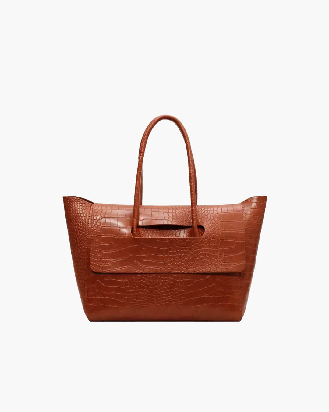 Claudia – Crocodile Pattern Large Capacity Tote Bag