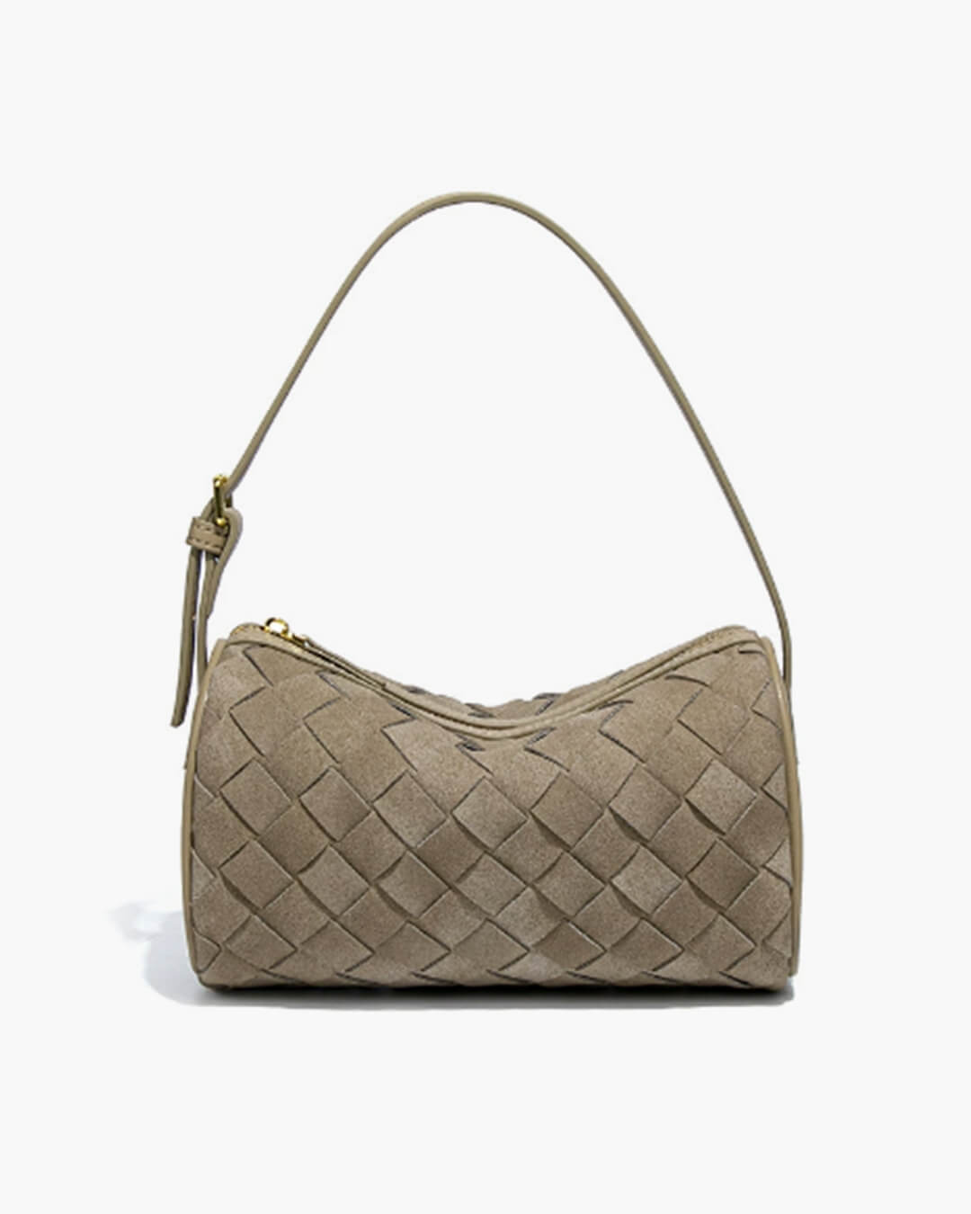 Eva Woven Suede Bag