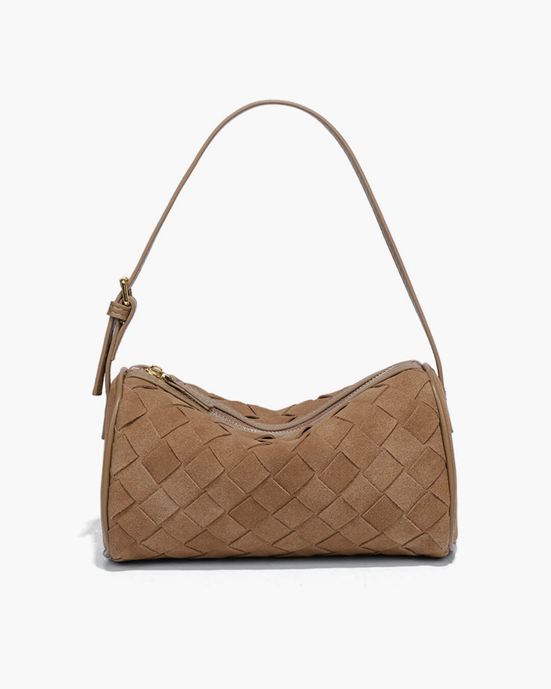 Eva Woven Suede Bag
