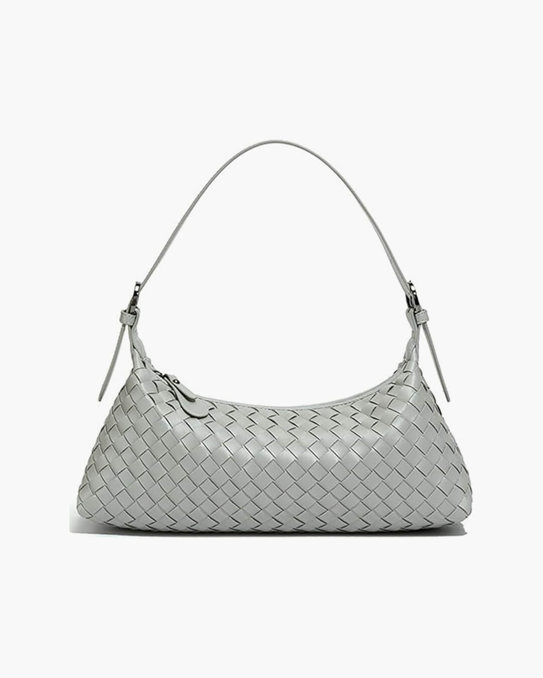 Johanna – Vegan Leather Woven Shoulder Bag
