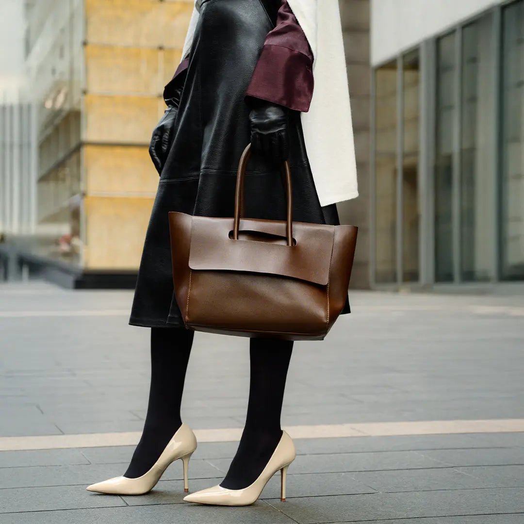 Diana Timeless Brown Tote Bag