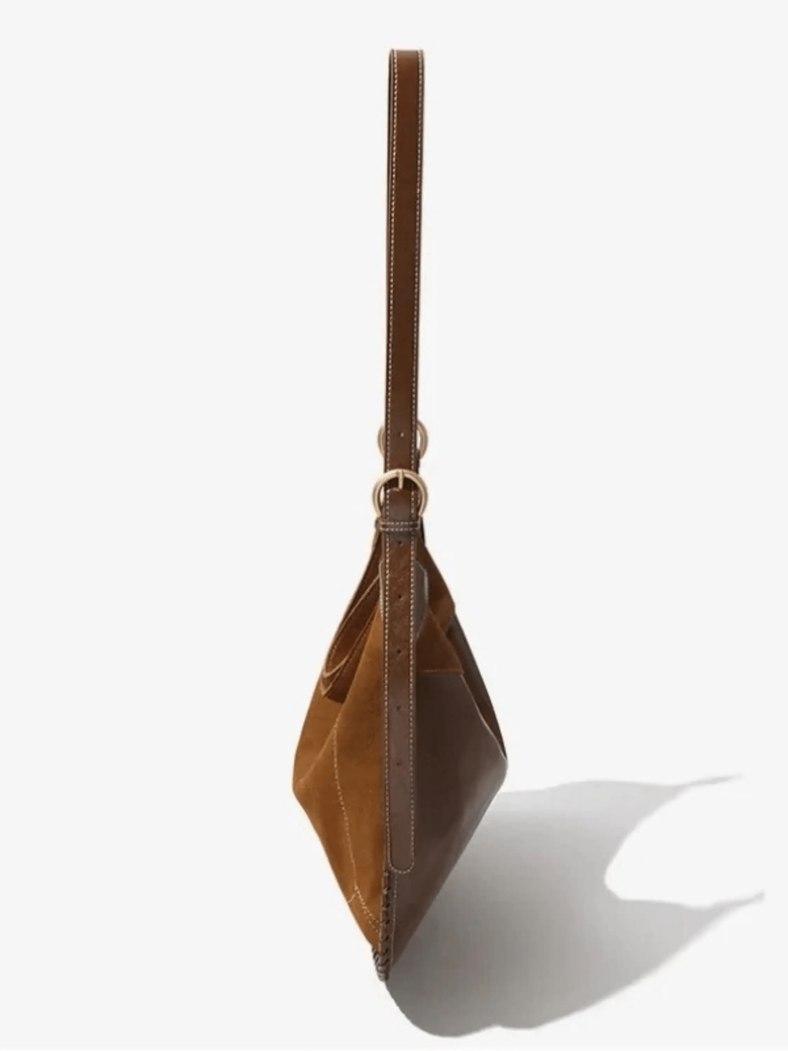 Verona Suede Leather Hobo Bag