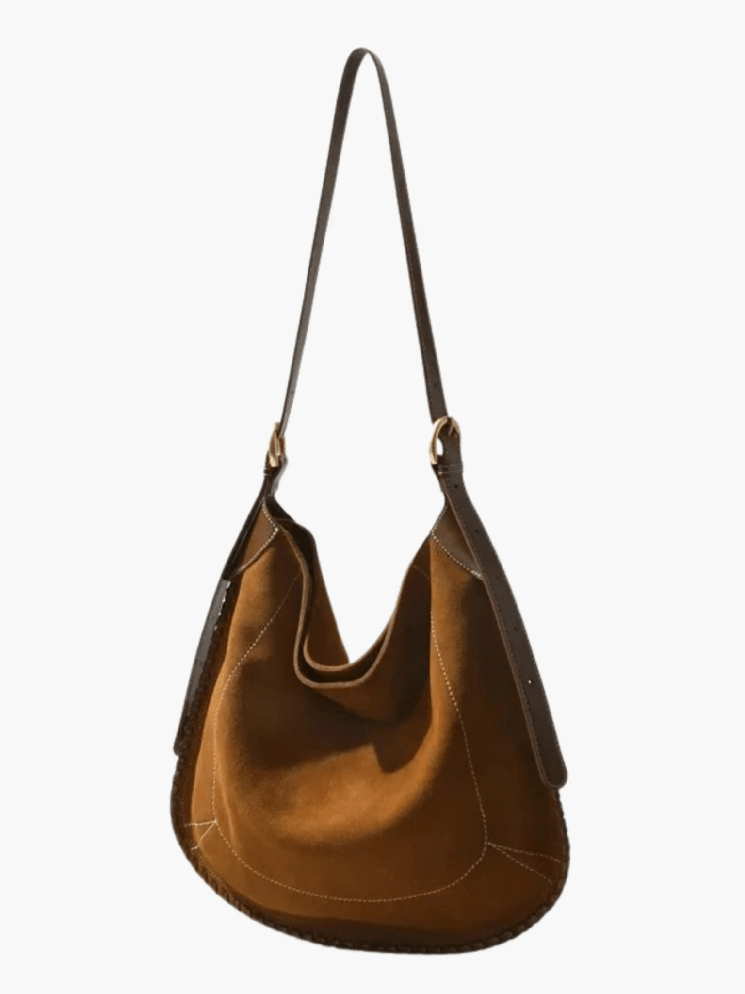 Verona Suede Leather Hobo Bag