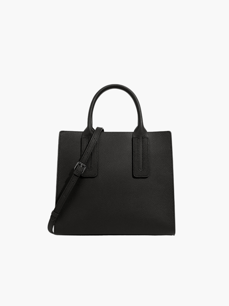 Victoria Structured Black Tote