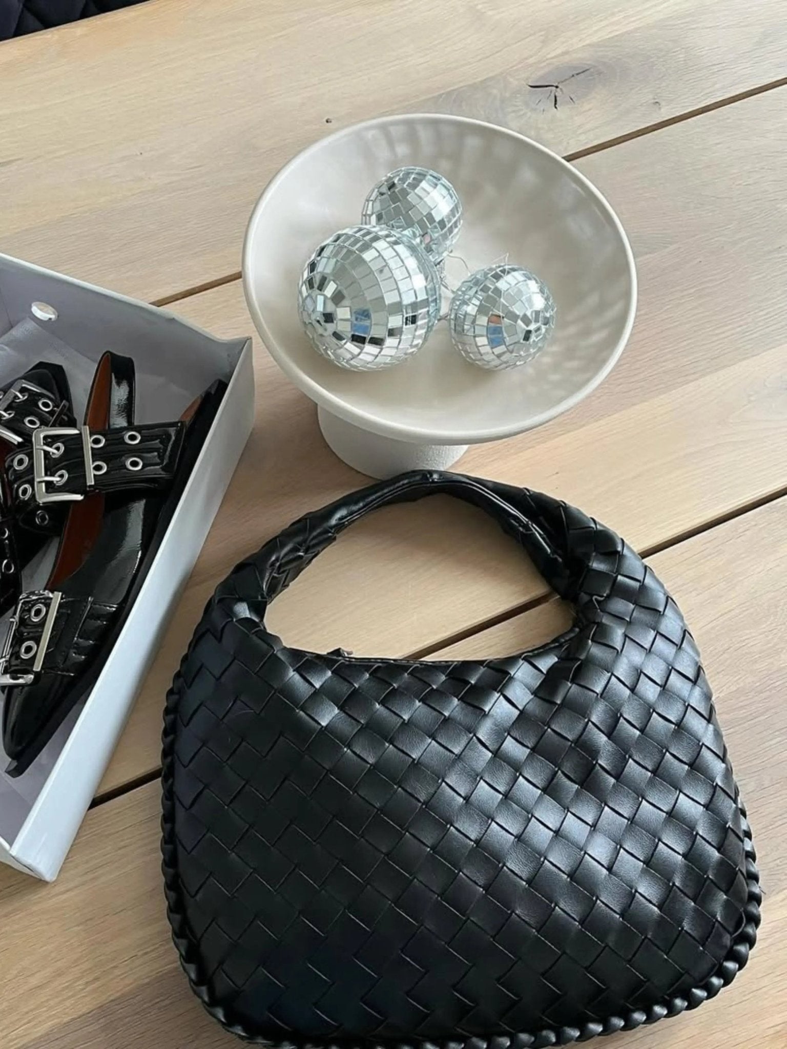 Violeta Petite Woven Handbag