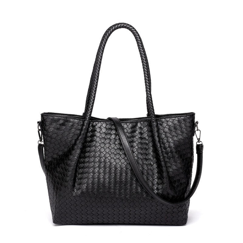 Isla Woven Leather Tote