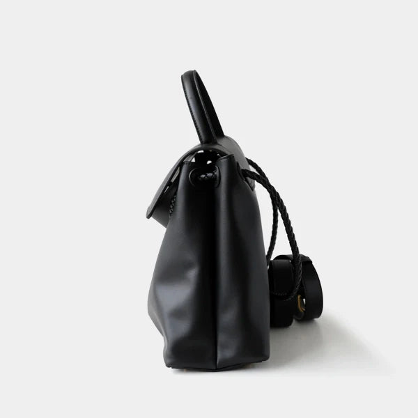 Women’s Flap Bow Buckle Handbag – Large Tote Bag