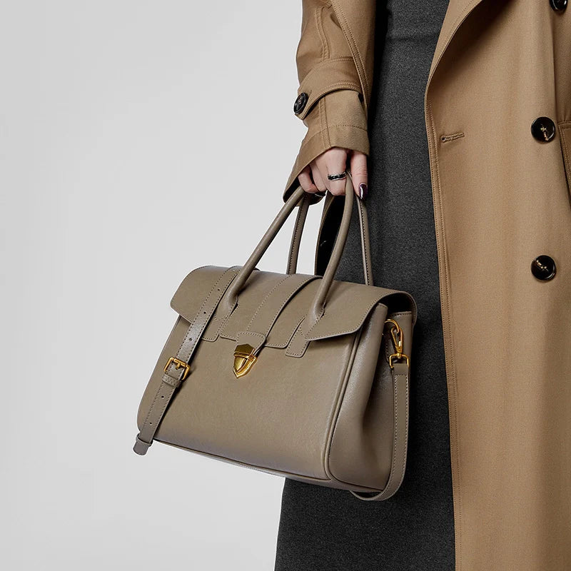 Aria Vintage Leather Tote