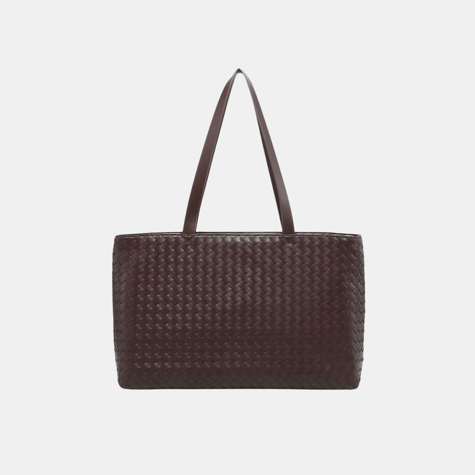 Adele – Classic Black Woven Tote