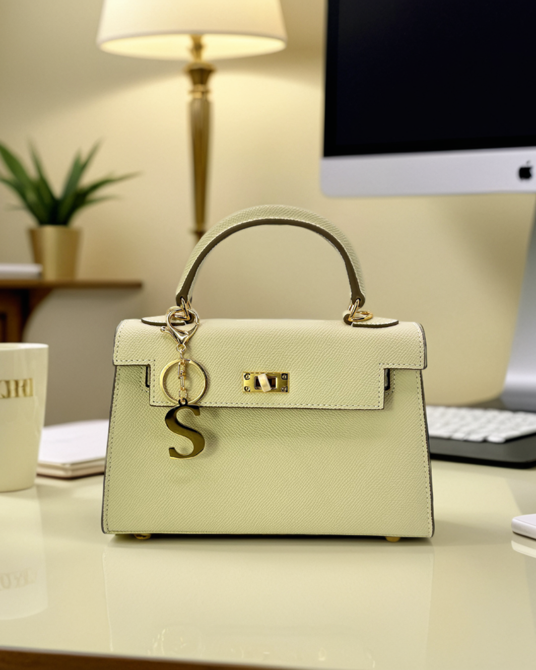 The Golden Initial Keychain – Personalized Elegance in Every Detail