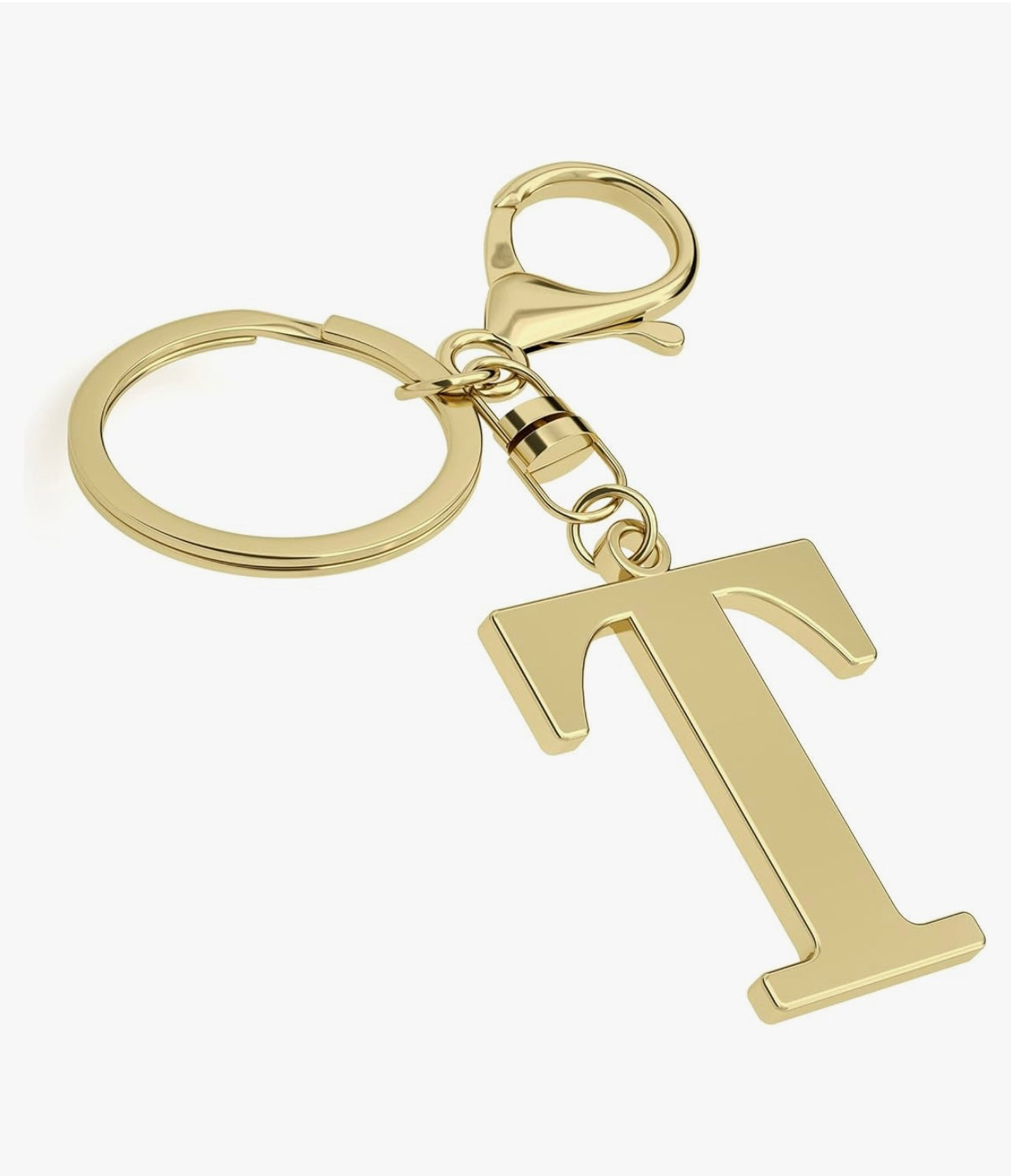 The Golden Initial Keychain – Personalized Elegance in Every Detail