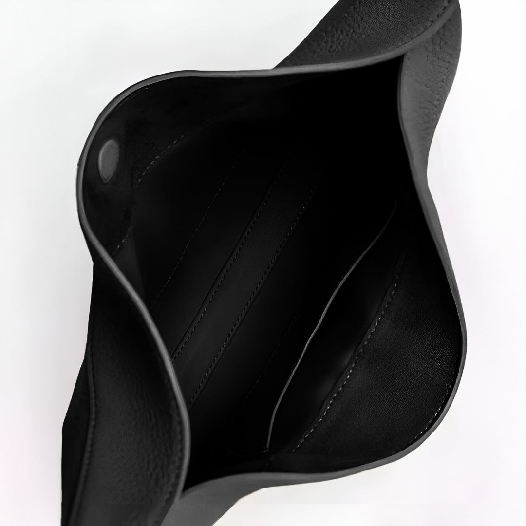 Elena Crescent Shoulder Bag – Caramel Tan