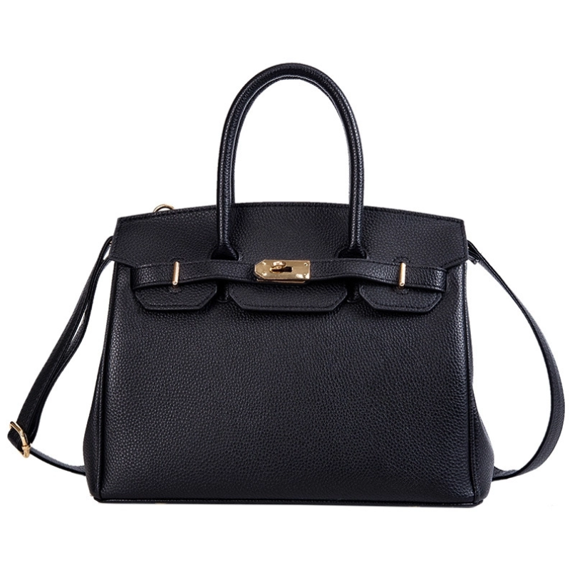 Adele Grey Satchel with Scarf Accent