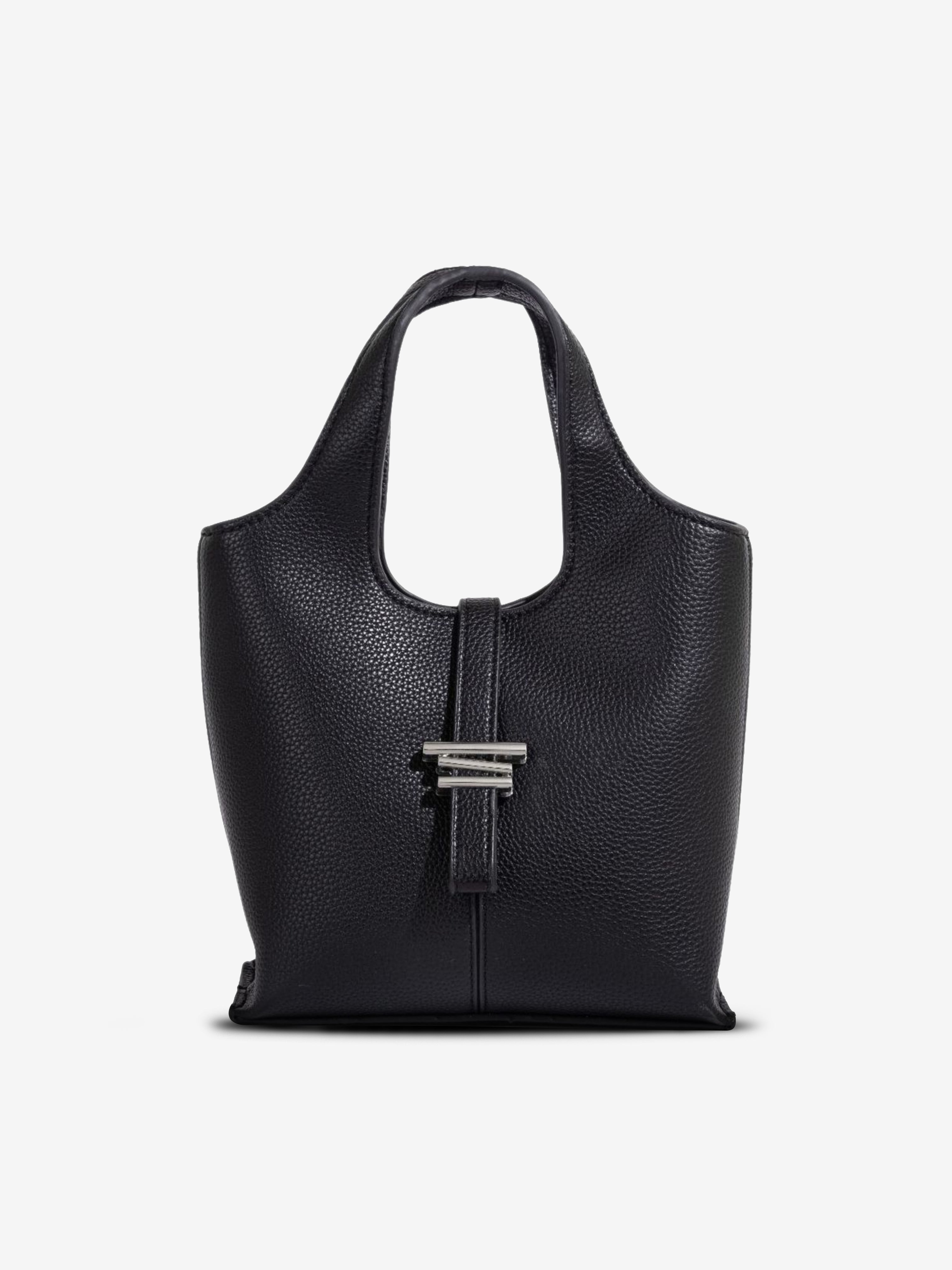 Noelle | Taupe Leather Tote Bag – Minimal & Versatile