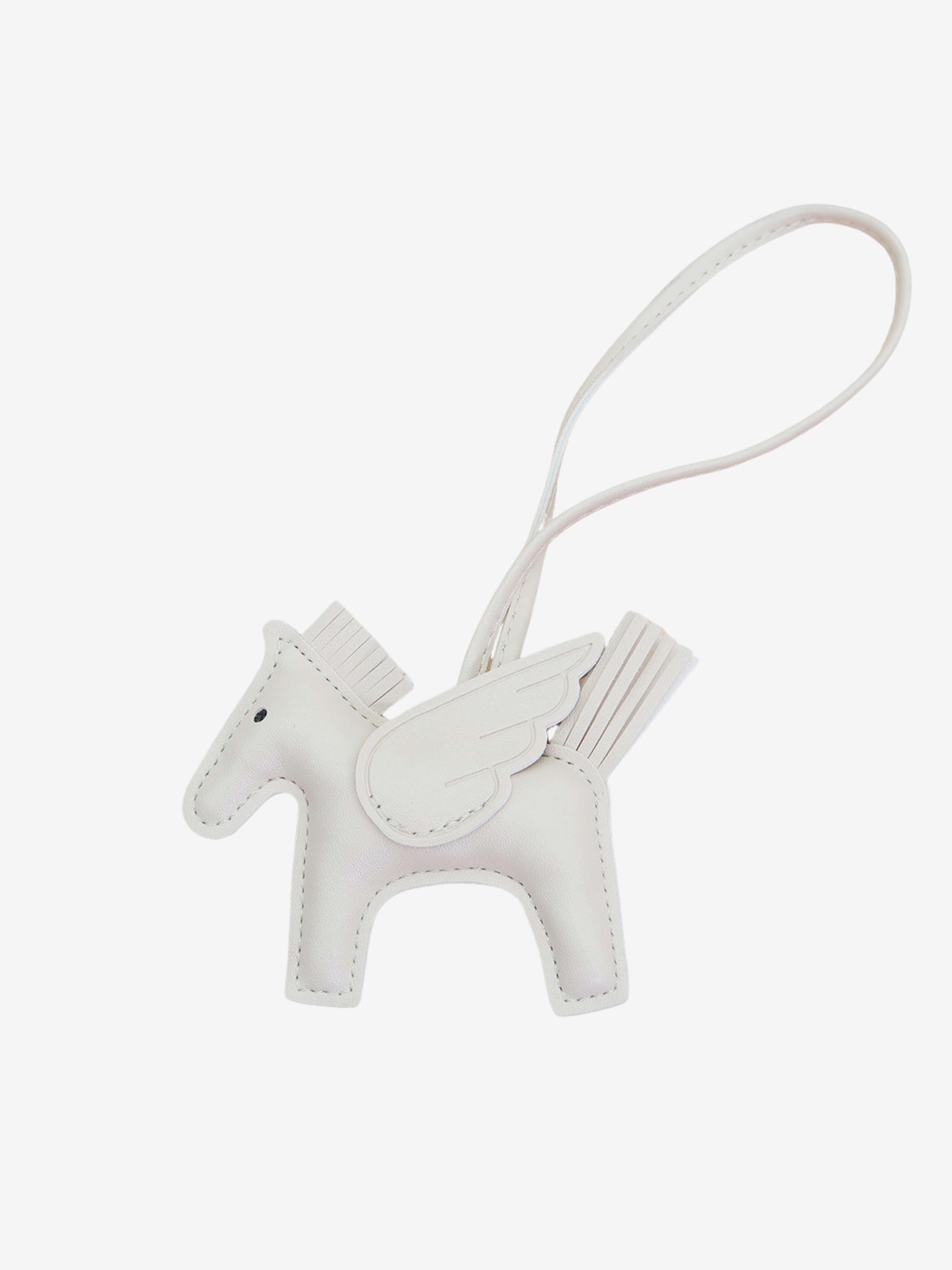Winged Horse Leather Charm – Graceful Elegance in Motion