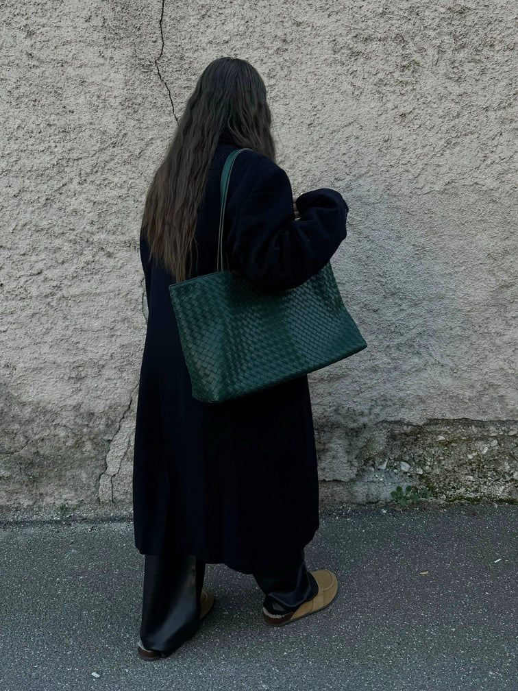 Emilia Woven Leather Tote