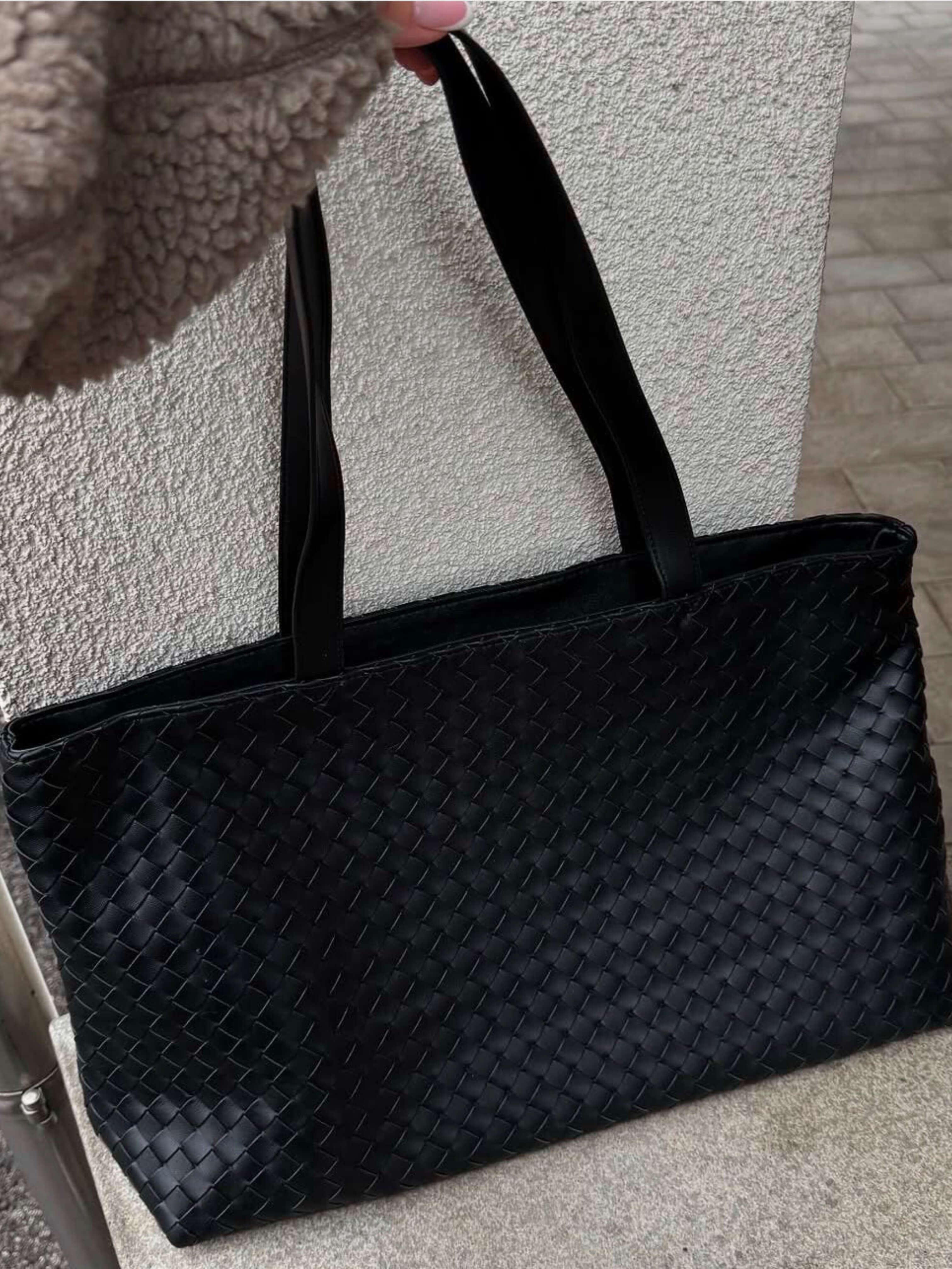Emilia Woven Leather Tote