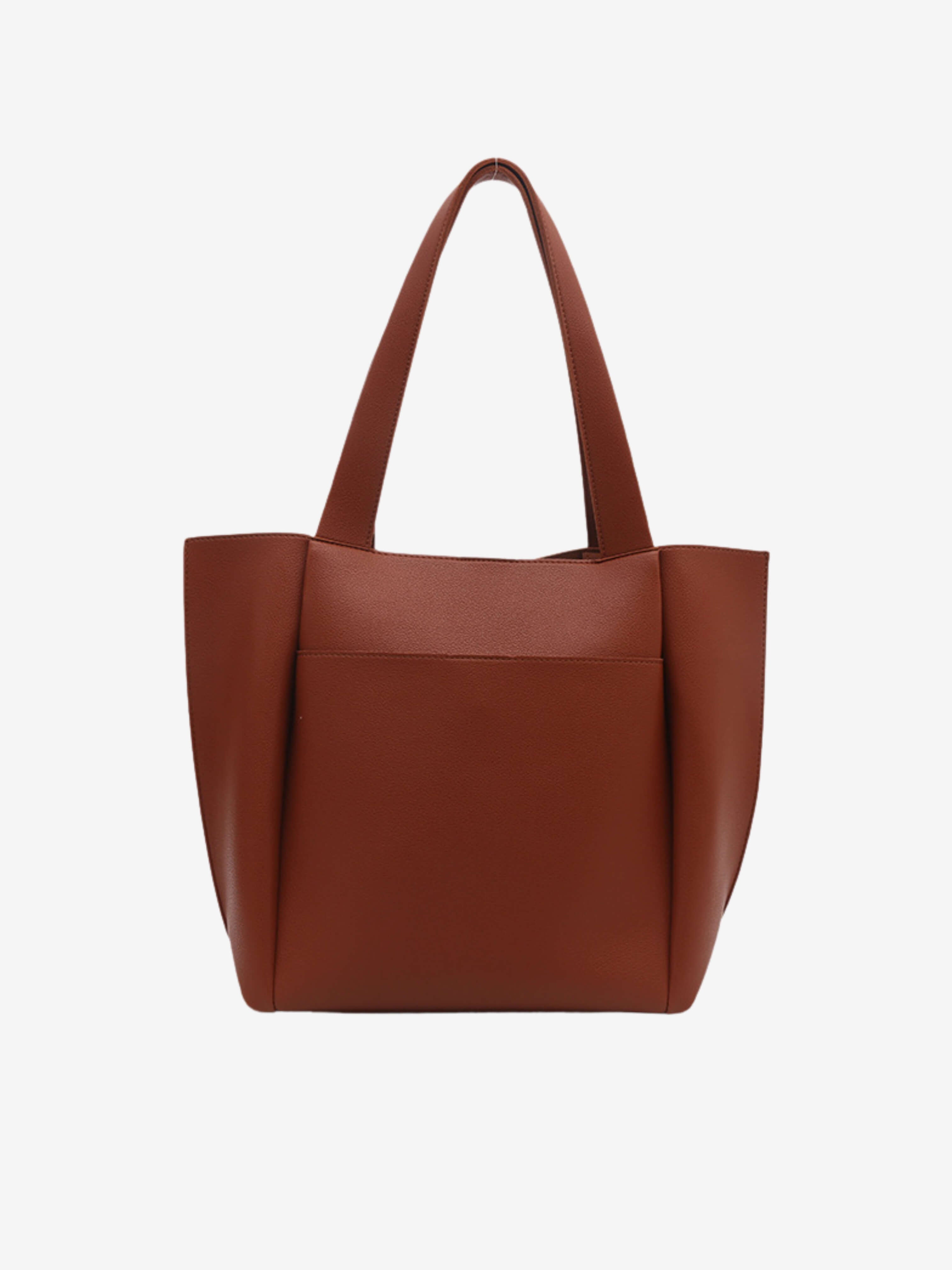 Rosetta – Burgundy Leather Tote Bag