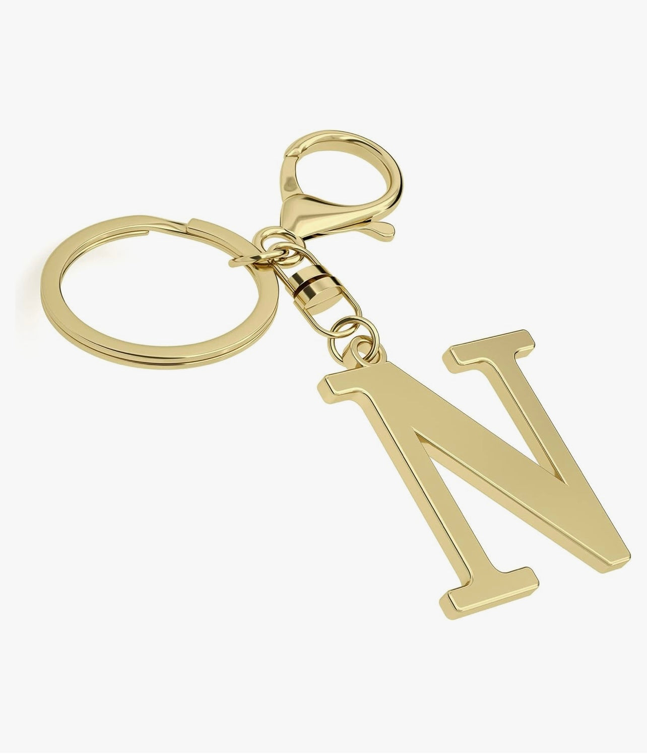 The Golden Initial Keychain – Personalized Elegance in Every Detail